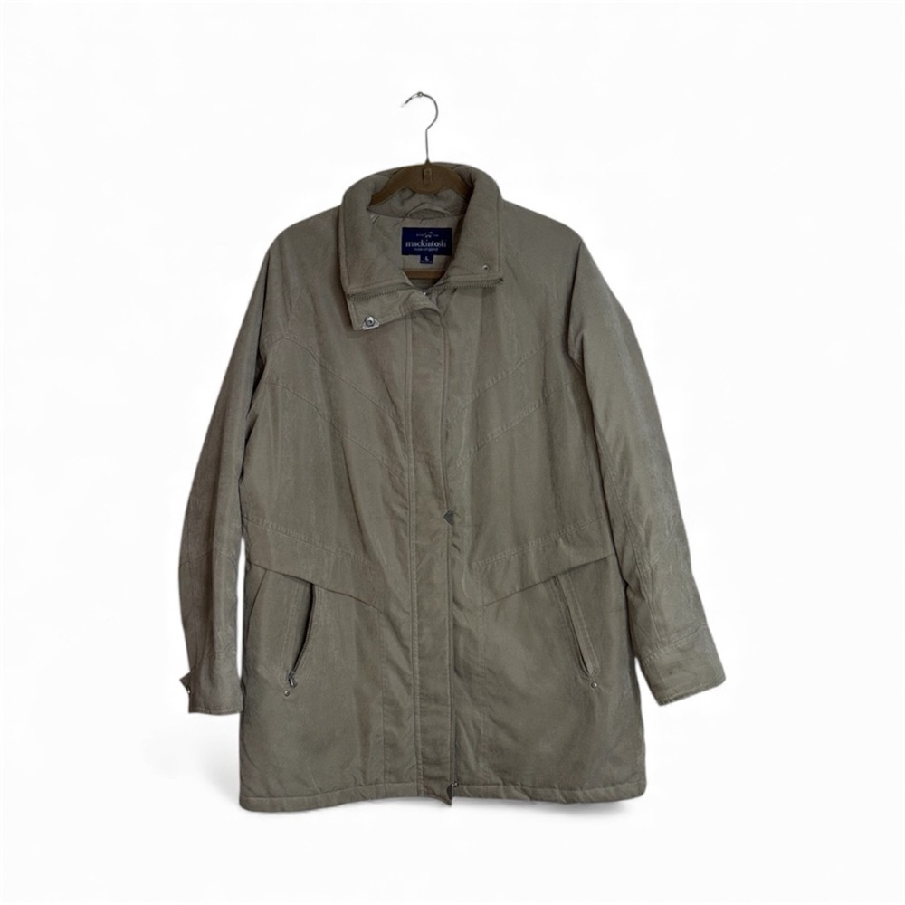 Macintosh Women's Beige Longline Jacket Large Warm